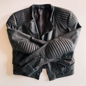 Leather Jacket - H&M - size xs/s